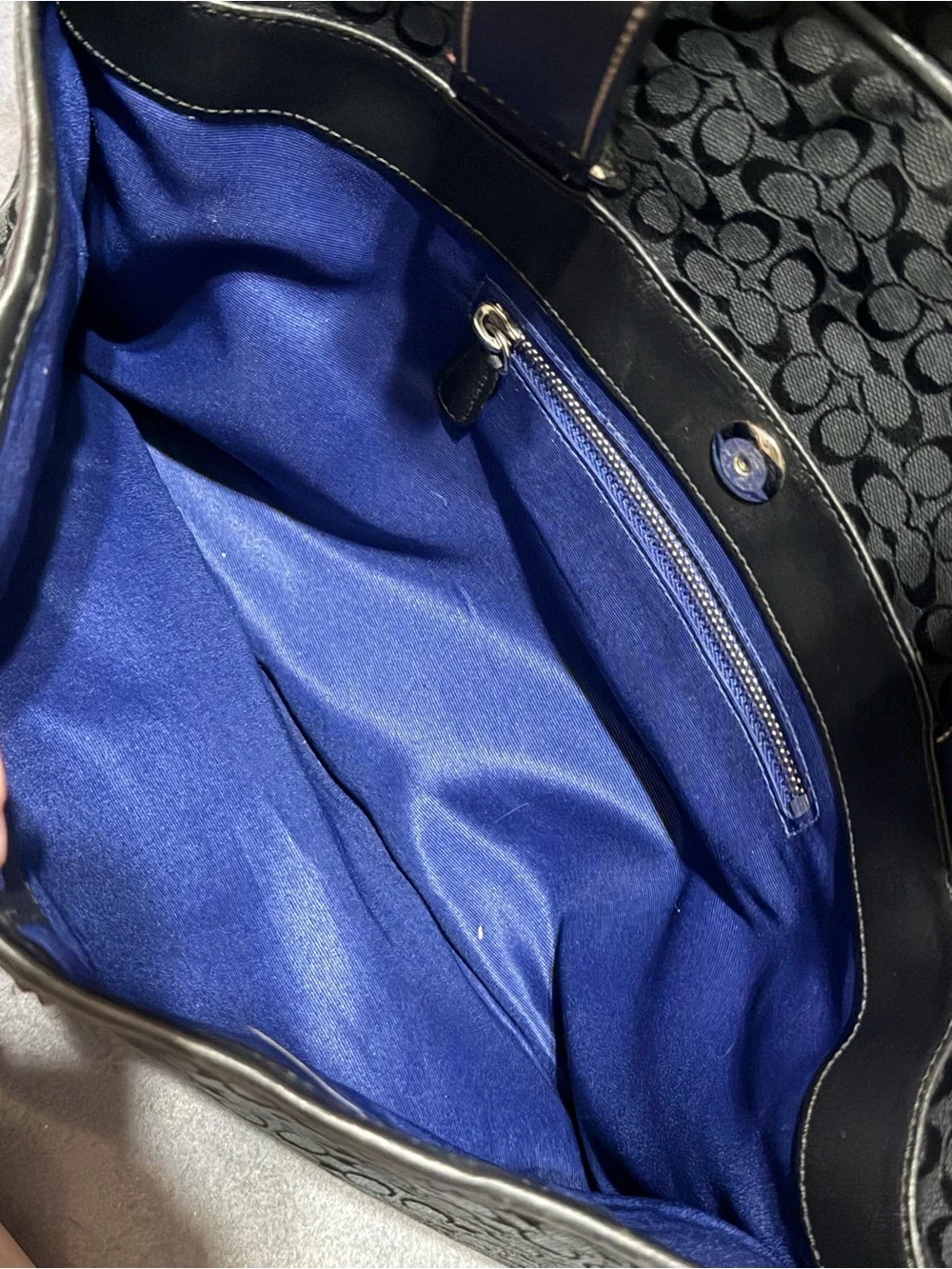 Coach Hudson Black Signature Jacquard Messenger Bag